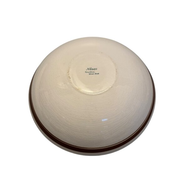 Vintage Nasco Mountain Woodland 11" Round Fruit / Serving Bowl - Picture 2 of 11